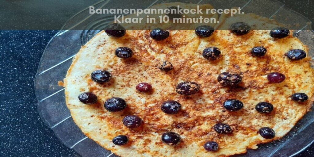 bananenpannenkoek recept gezond, lekker en snel