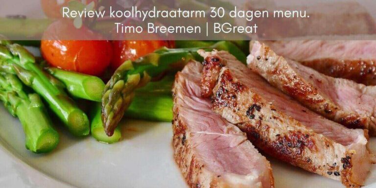 Koolhydraatarm 30 dagen menu review