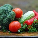 Groenten. eet koolhydraatarm.