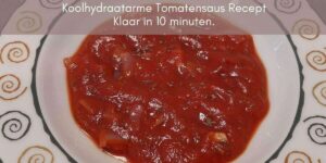 Koolhydraatarme tomatensaus het recept