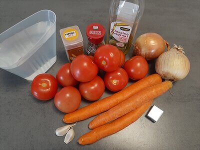 tomatensoep koolhydraatarm ingrediënten
