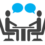 2 mensen die een NLP gesprek voeren