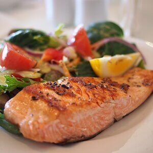 zalm is een goede vetverbrander